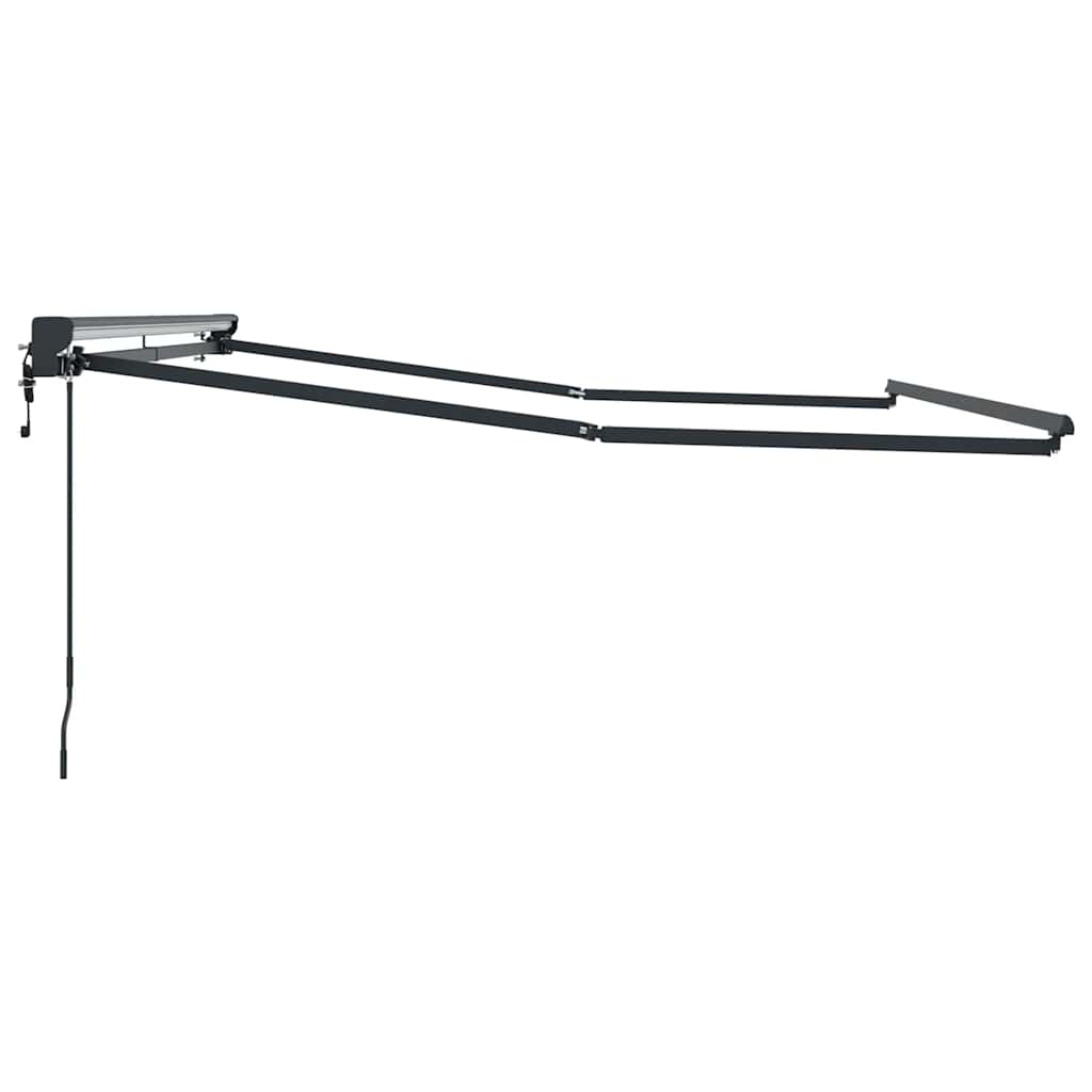 vidaXL Rama markizy Z regulacją Antracyt 3,5 x 2,5 m Stal