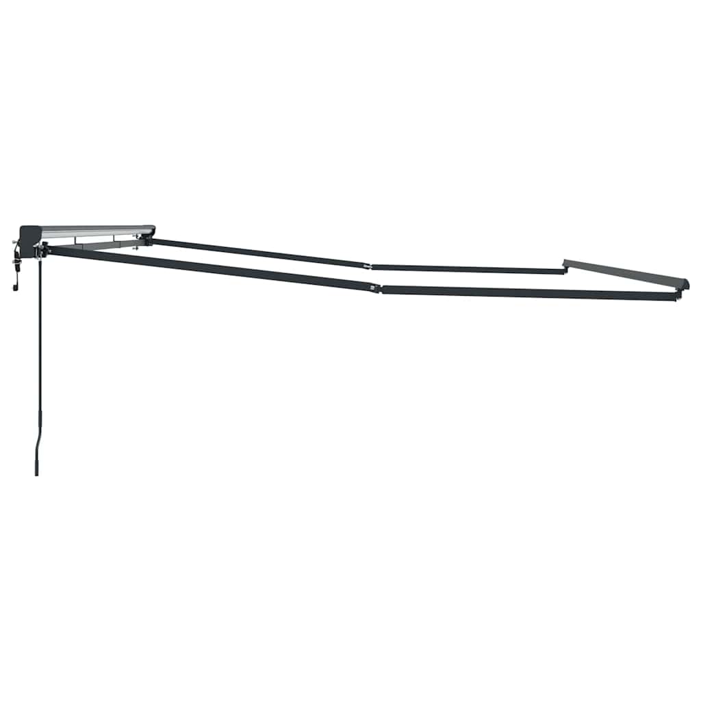vidaXL Rama markizy Z regulacją Antracyt 4 × 3 m Stal