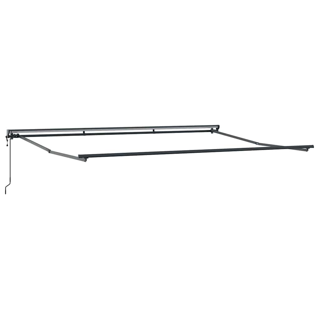 vidaXL Rama markizy Z regulacją Antracyt 4,5 × 3 m Stal