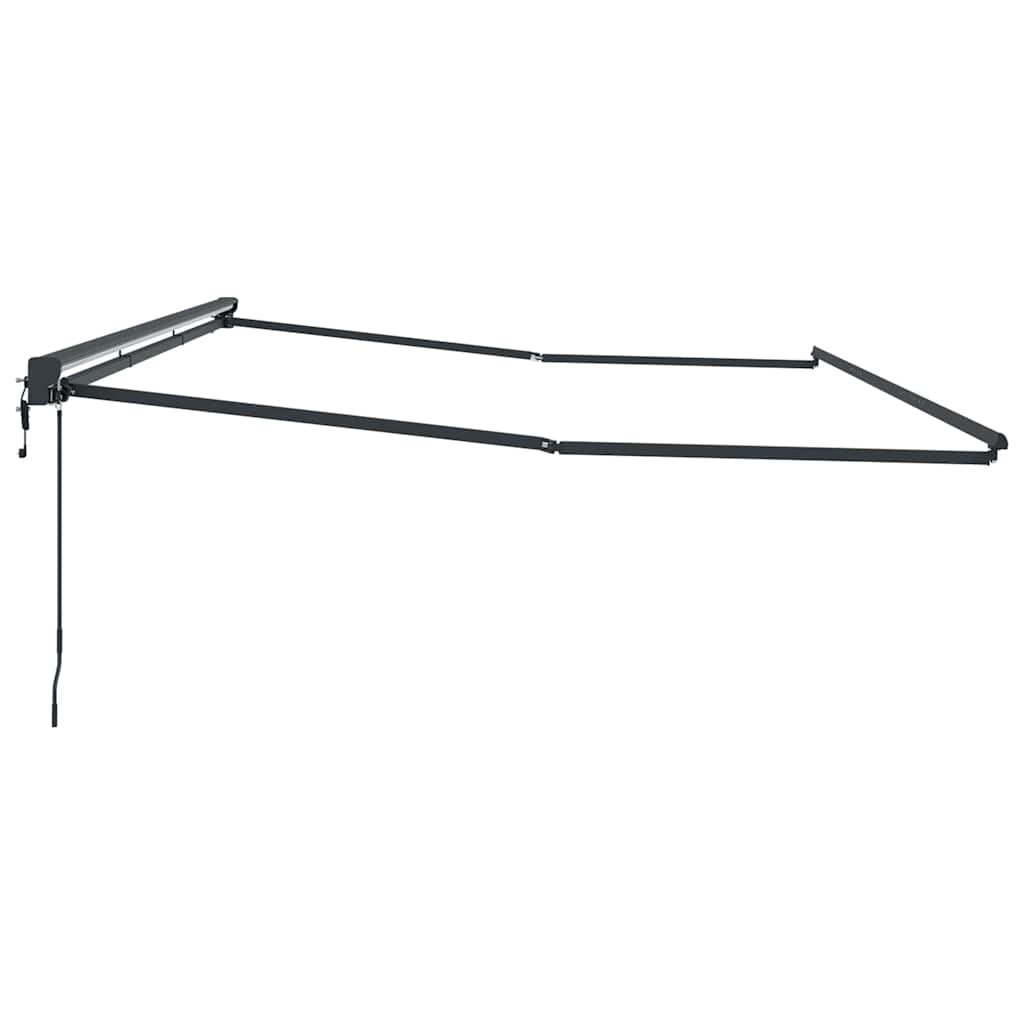 vidaXL Rama markizy Z regulacją Antracyt 5 x 3 m Stal