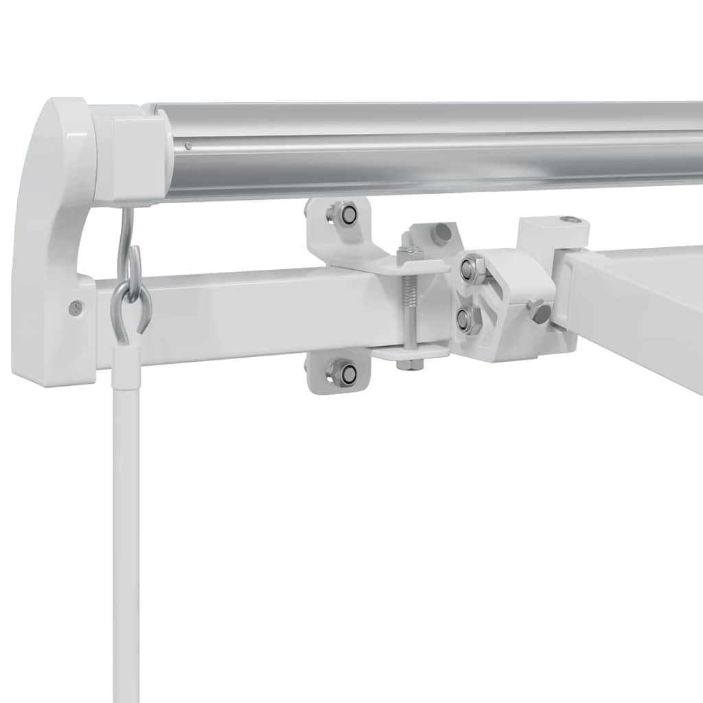 vidaXL Rama markizy Biały 2,5 x 2 m Metal