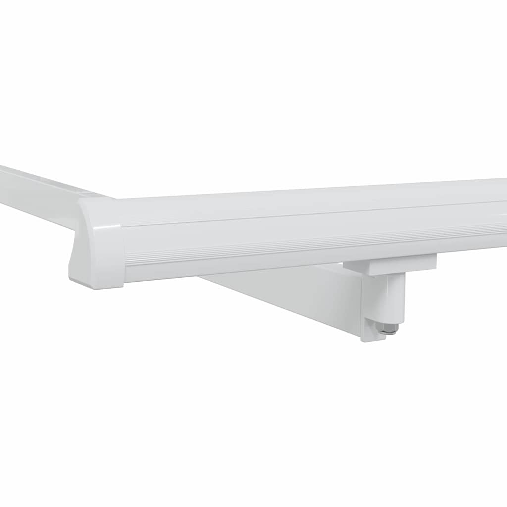 vidaXL Rama markizy Biały 4 x 2 m Metal