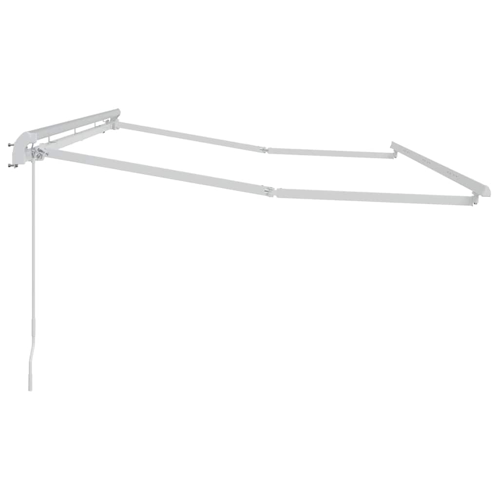 vidaXL Rama markizy Biały 4 x 2 m Metal