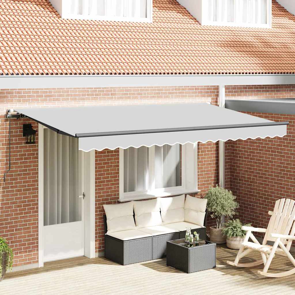 vidaXL Rama markizy Antracyt 4 x 2 m Metal