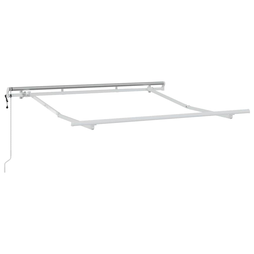 vidaXL Rama markizy Biały 2,5 x 2 m Metal