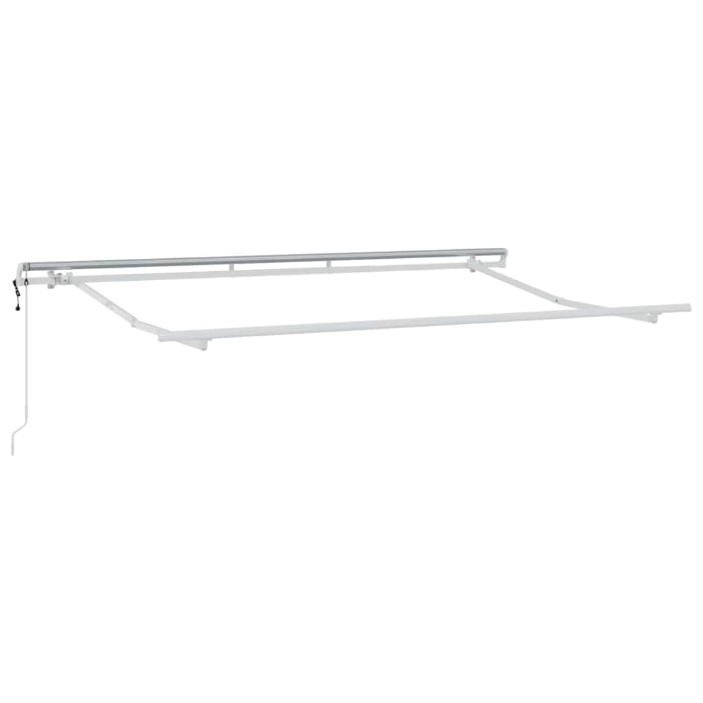 vidaXL Rama markizy Biały 3,5 x 2 m Metal