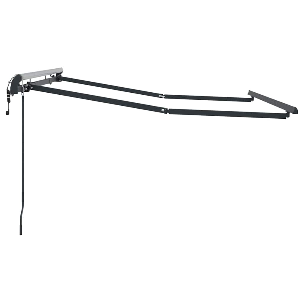 vidaXL Rama markizy Antracyt 2,5 x 2 m Metal