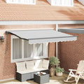 vidaXL Rama markizy Antracyt 3 x 2 m Metal