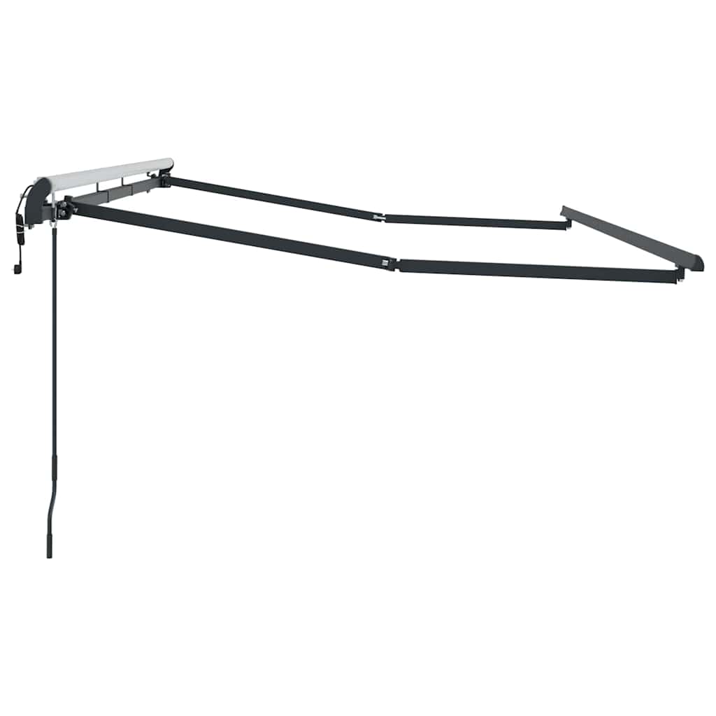 vidaXL Rama markizy Antracyt 3,5 x 2 m Metal