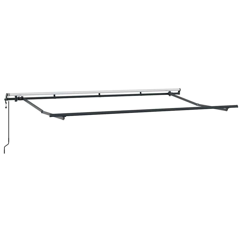 vidaXL Rama markizy Antracyt 4 x 2 m Metal