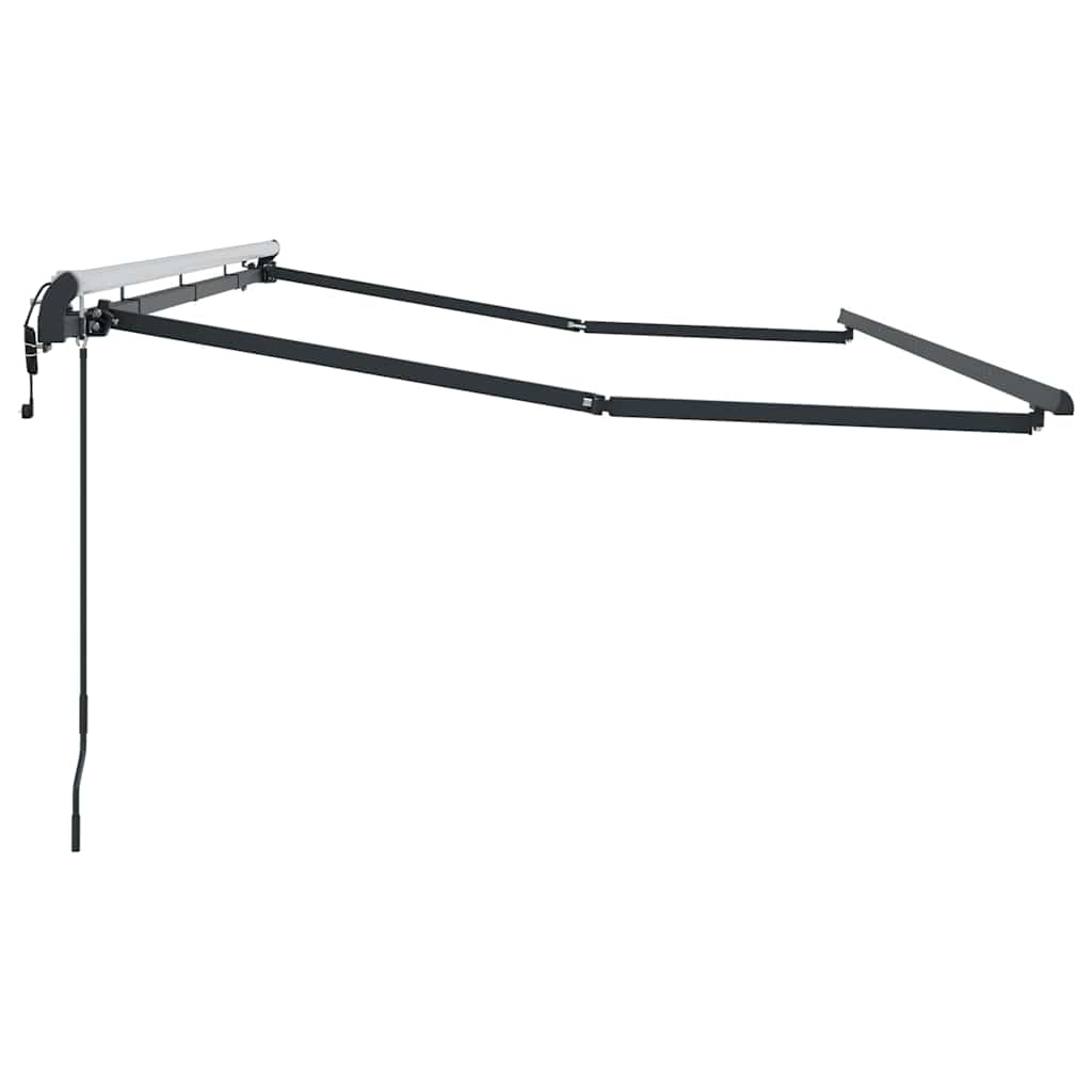 vidaXL Rama markizy Antracyt 4 x 2 m Metal