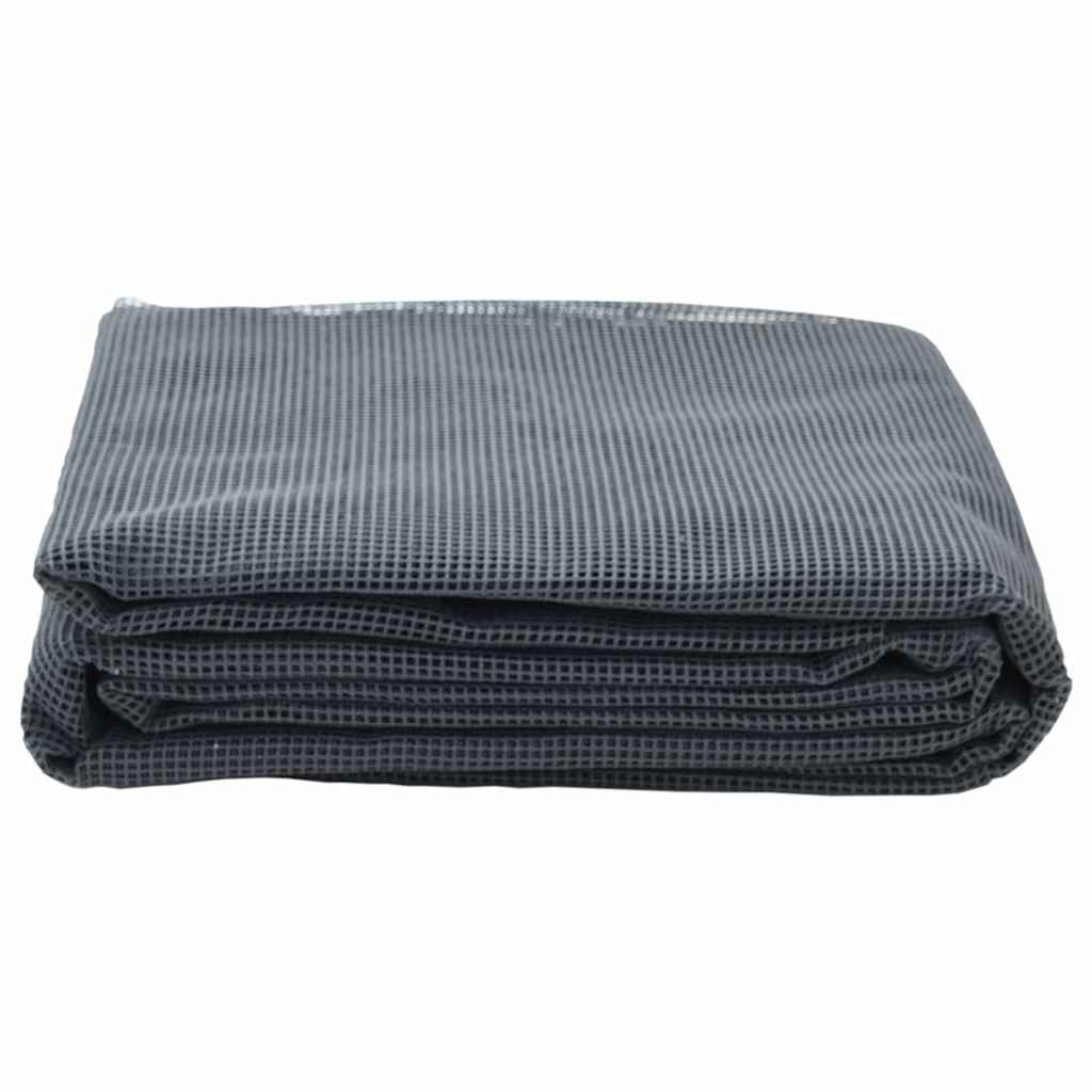 vidaXL Dywan pod namiot Antracyt 200 x 200 cm Poliester