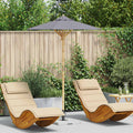 vidaXL Parasolka ogrodowa Ciemnoszary Ø 150 x 210 cm Bambus