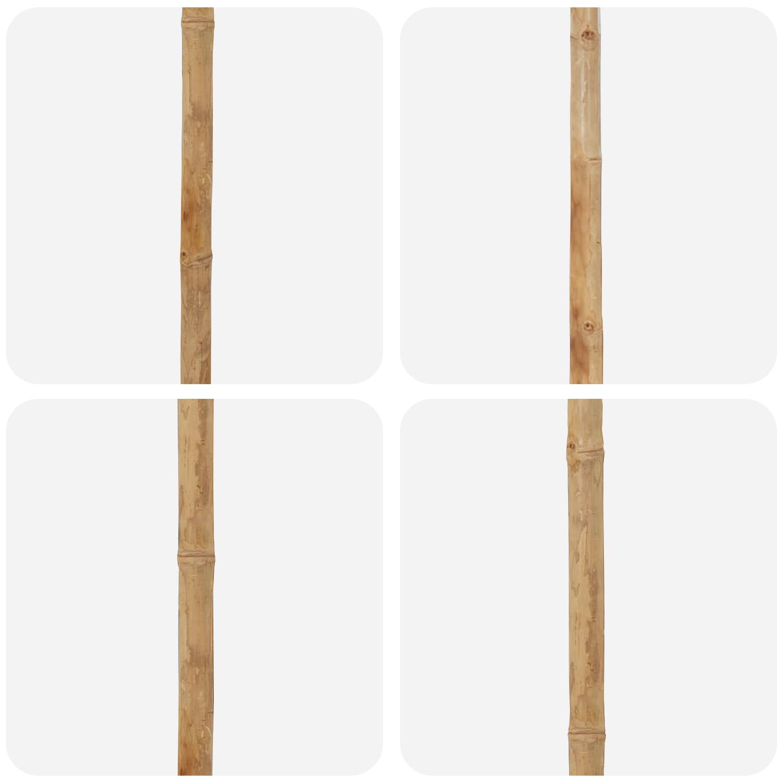 vidaXL Parasolka ogrodowa Ciemnoszary Ø 180 x 230 cm Bambus