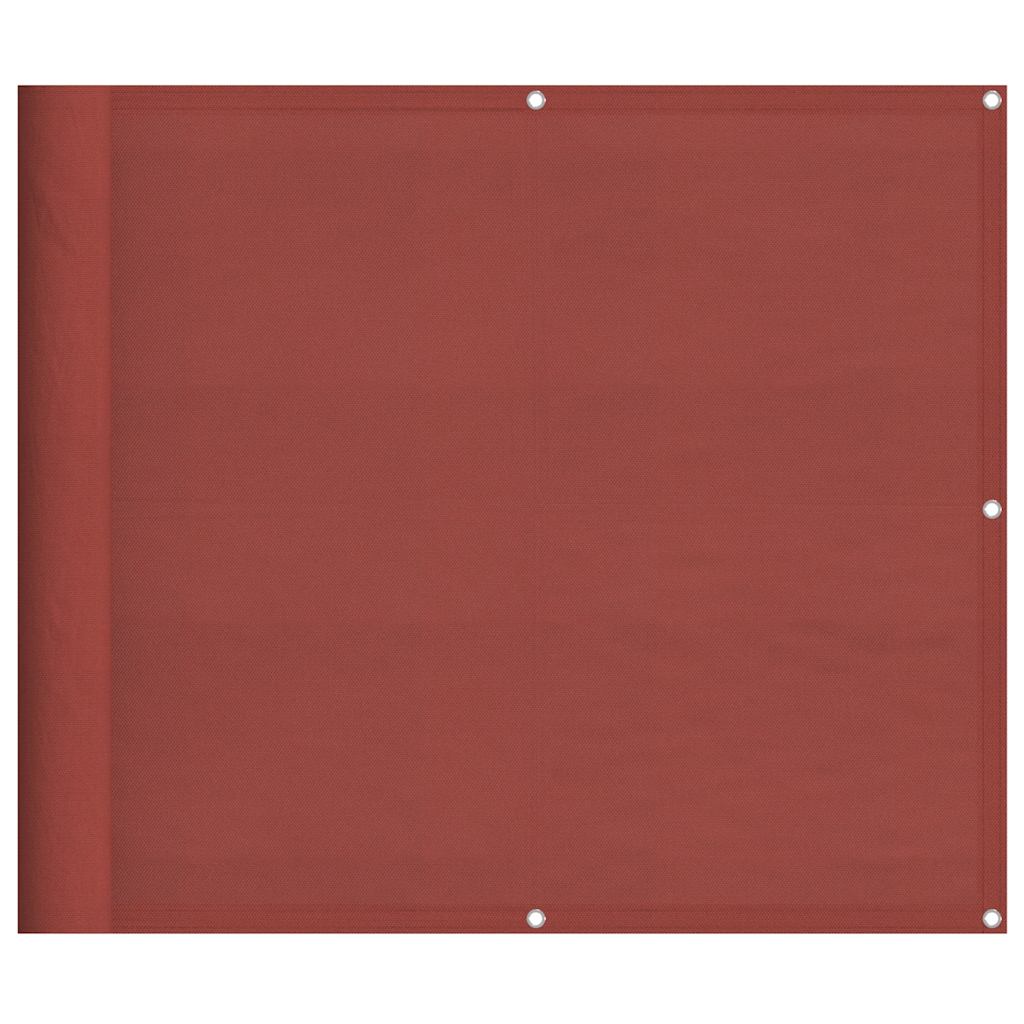 vidaXL Parawan balkonowy terakota 90x700 cm 100% poliester Oxford