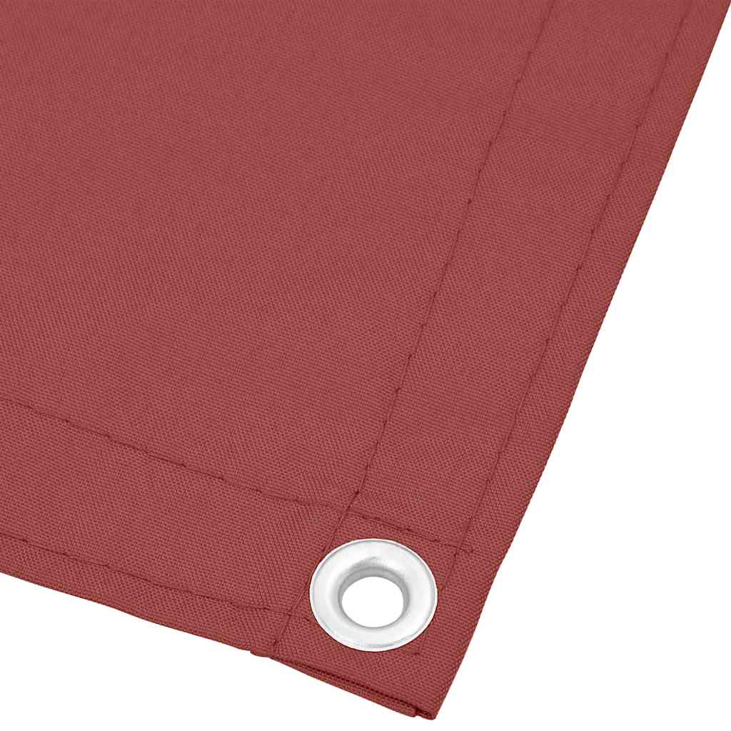vidaXL Parawan balkonowy terakota 90x700 cm 100% poliester Oxford