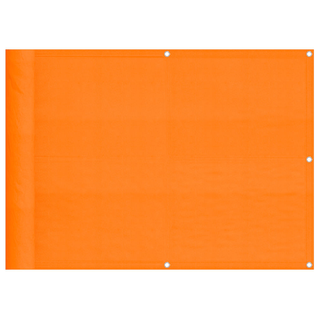 vidaXL Parawan balkonowy pomarańczowy 75x800 cm 100% poliester Oxford