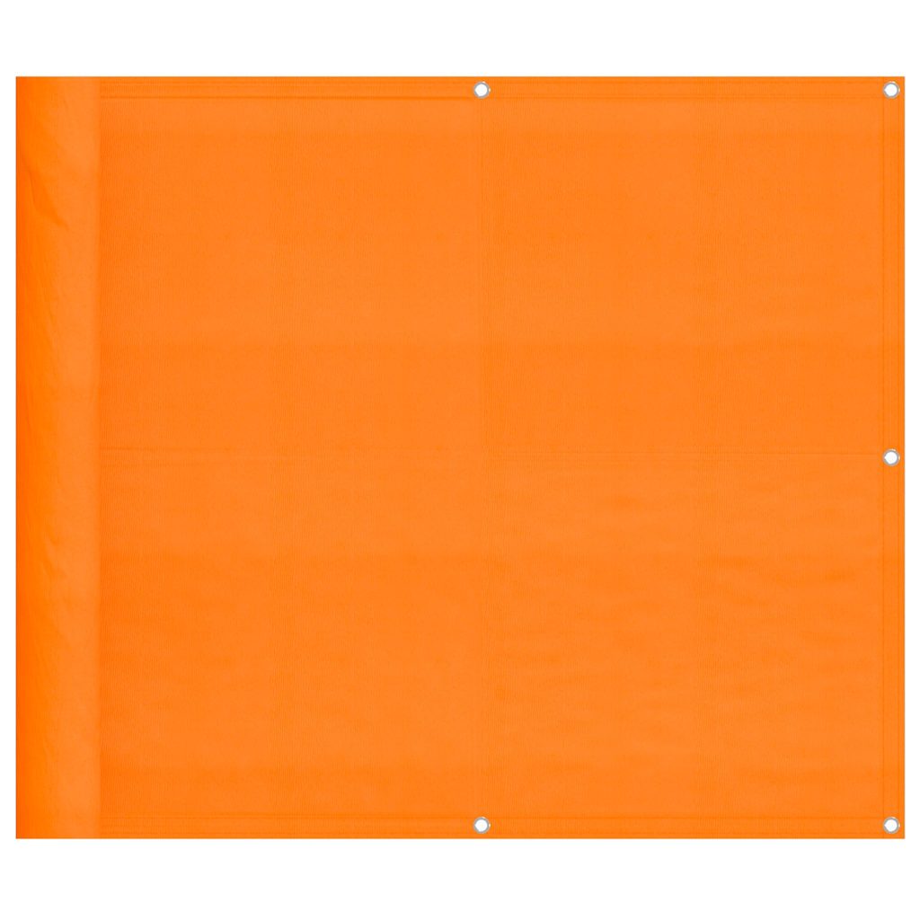 vidaXL Parawan balkonowy pomarańczowy 90x700 cm 100% poliester Oxford