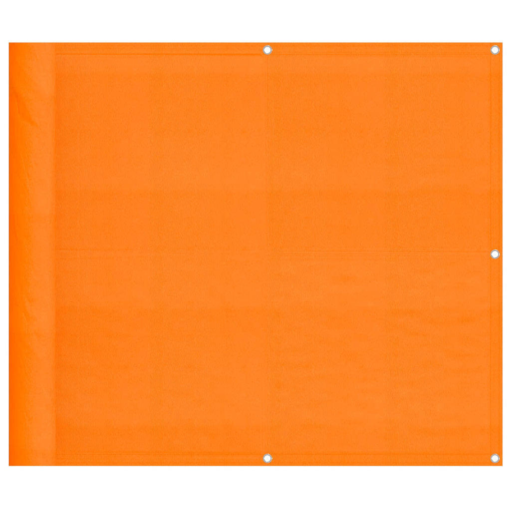 vidaXL Parawan balkonowy pomarańczowy 90x800 cm 100% poliester Oxford
