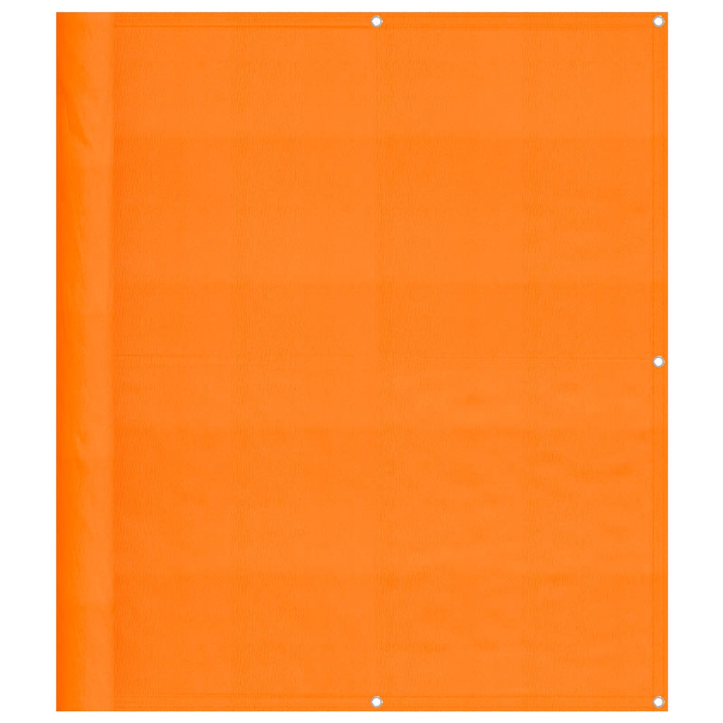 vidaXL Parawan balkonowy pomarańczowy 120x700 cm 100% poliester Oxford