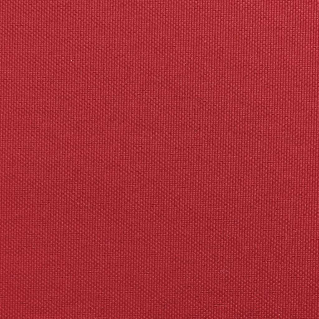 vidaXL Żagiel przeciwsłoneczny czerwony 7x5x5 m 100% poliester Oxford