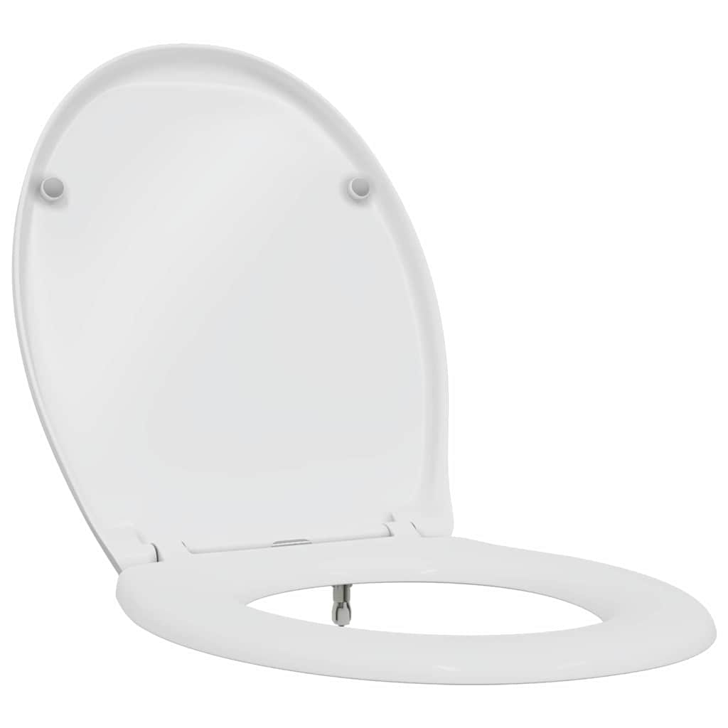 vidaXL Deska toaletowa Biały 47 x 37 x 4 cm Duroplast
