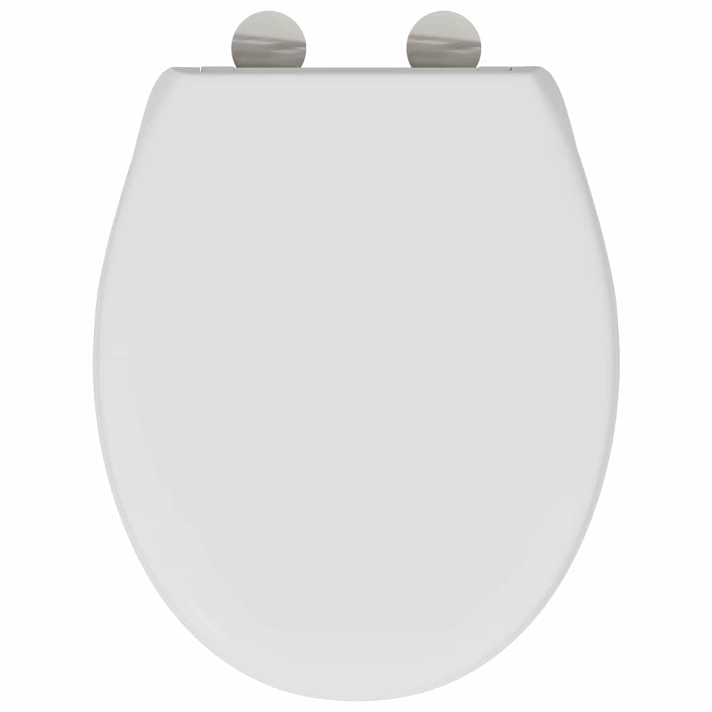 vidaXL Deska toaletowa Biały 47 x 37 x 4 cm Duroplast
