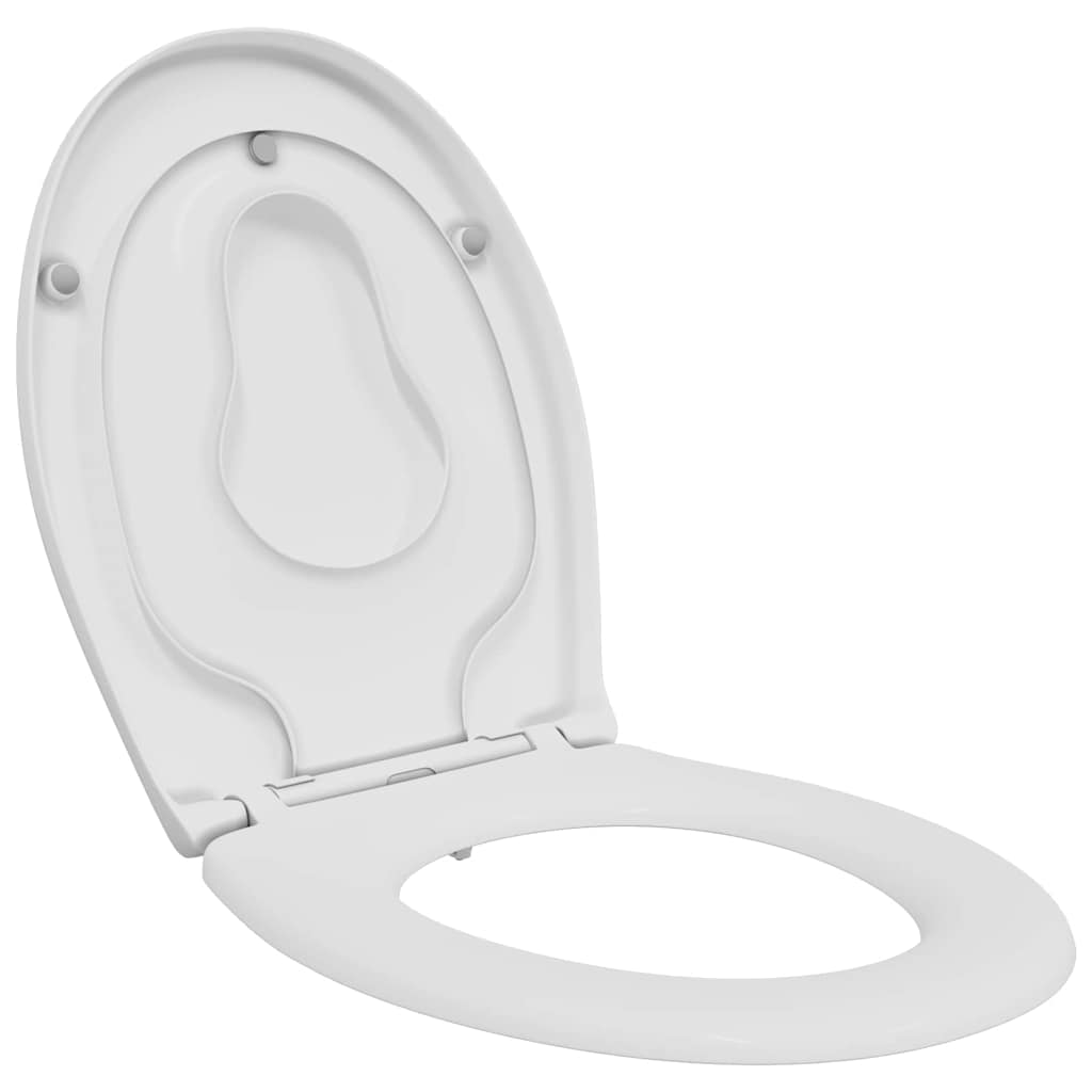 vidaXL Deska toaletowa Biały 47 x 37 x 4 cm Duroplast