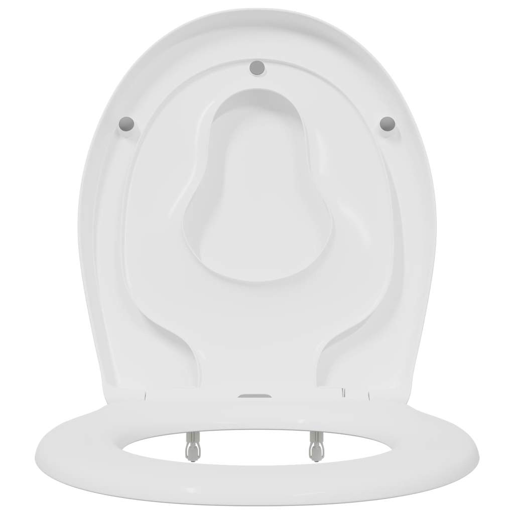 vidaXL Deska toaletowa Biały 47 x 37 x 4 cm Duroplast
