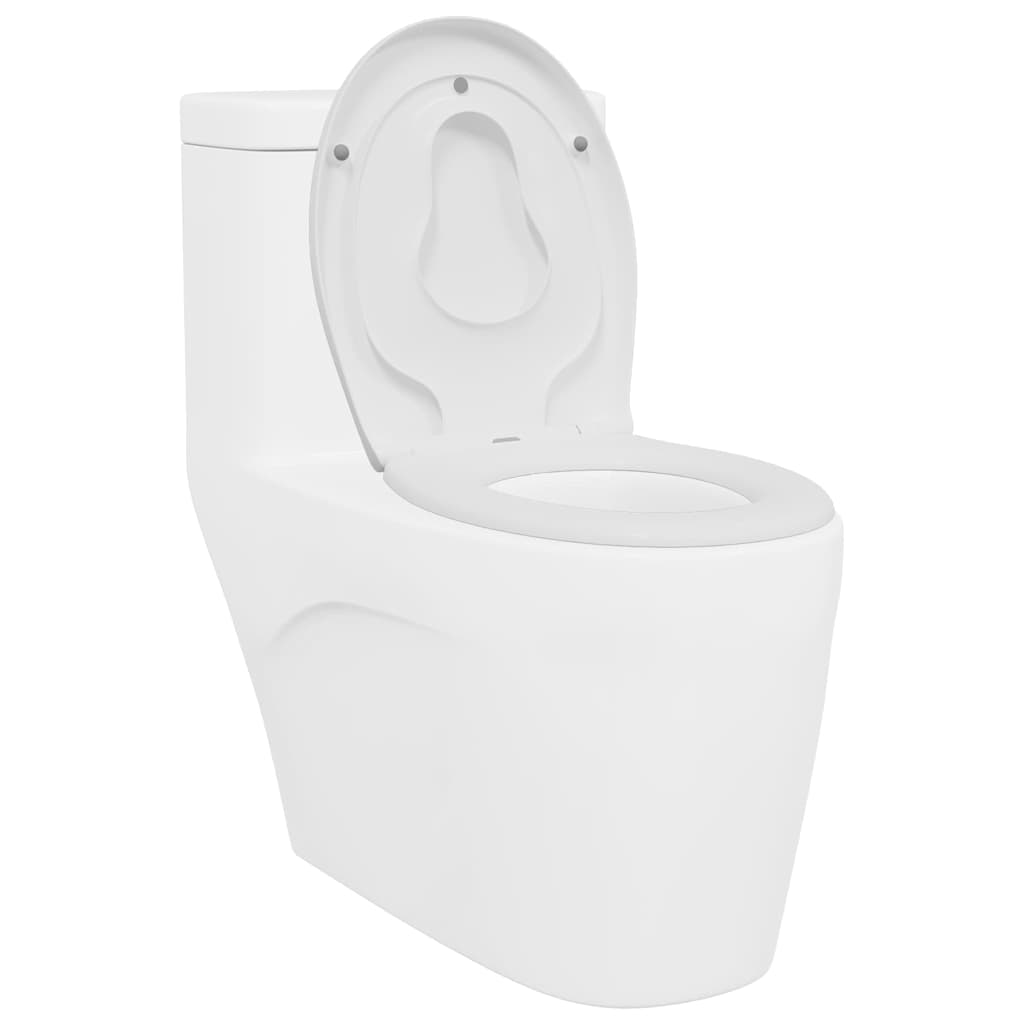 vidaXL Deska toaletowa Biały 47 x 37 x 4 cm Duroplast