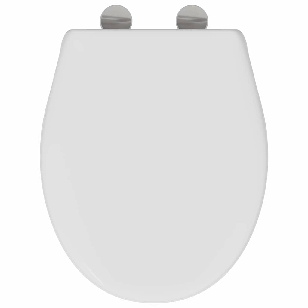 vidaXL Deska toaletowa Biały 47 x 37 x 4 cm Duroplast