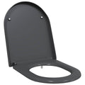 vidaXL Deska toaletowa Antracyt 49 x 36 x 4 cm Duroplast