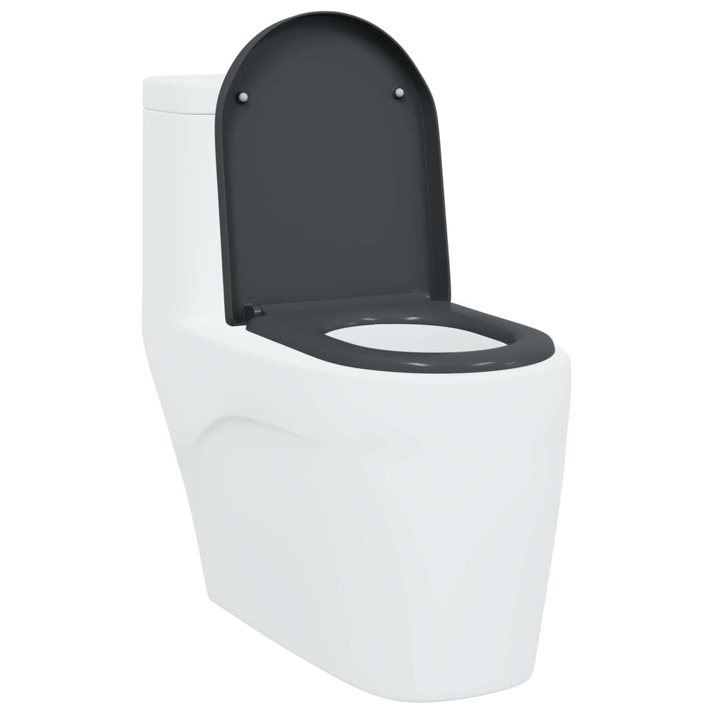 vidaXL Deska toaletowa Antracyt 49 x 36 x 4 cm Duroplast