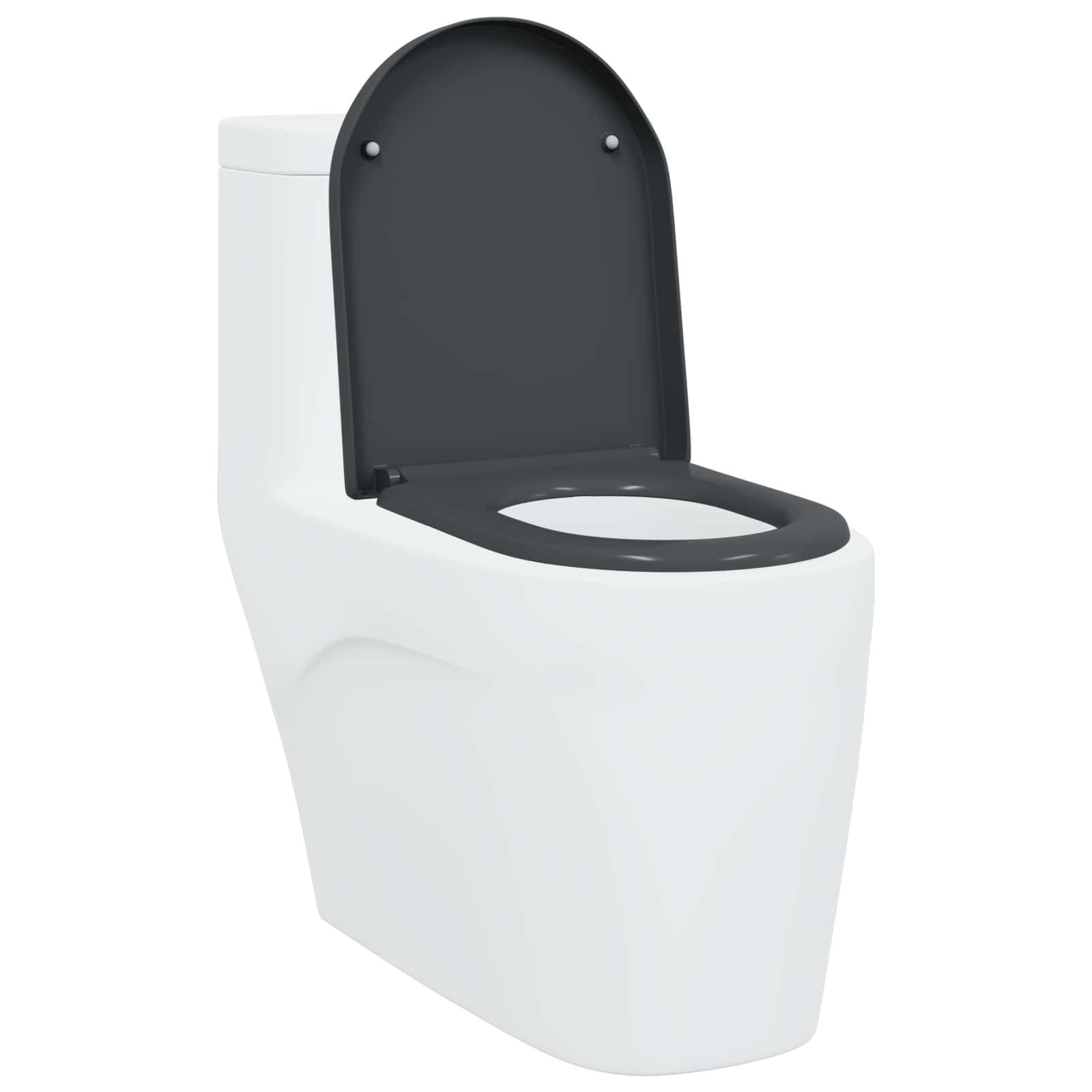 vidaXL Deska toaletowa Antracyt 49 x 36 x 4 cm Duroplast