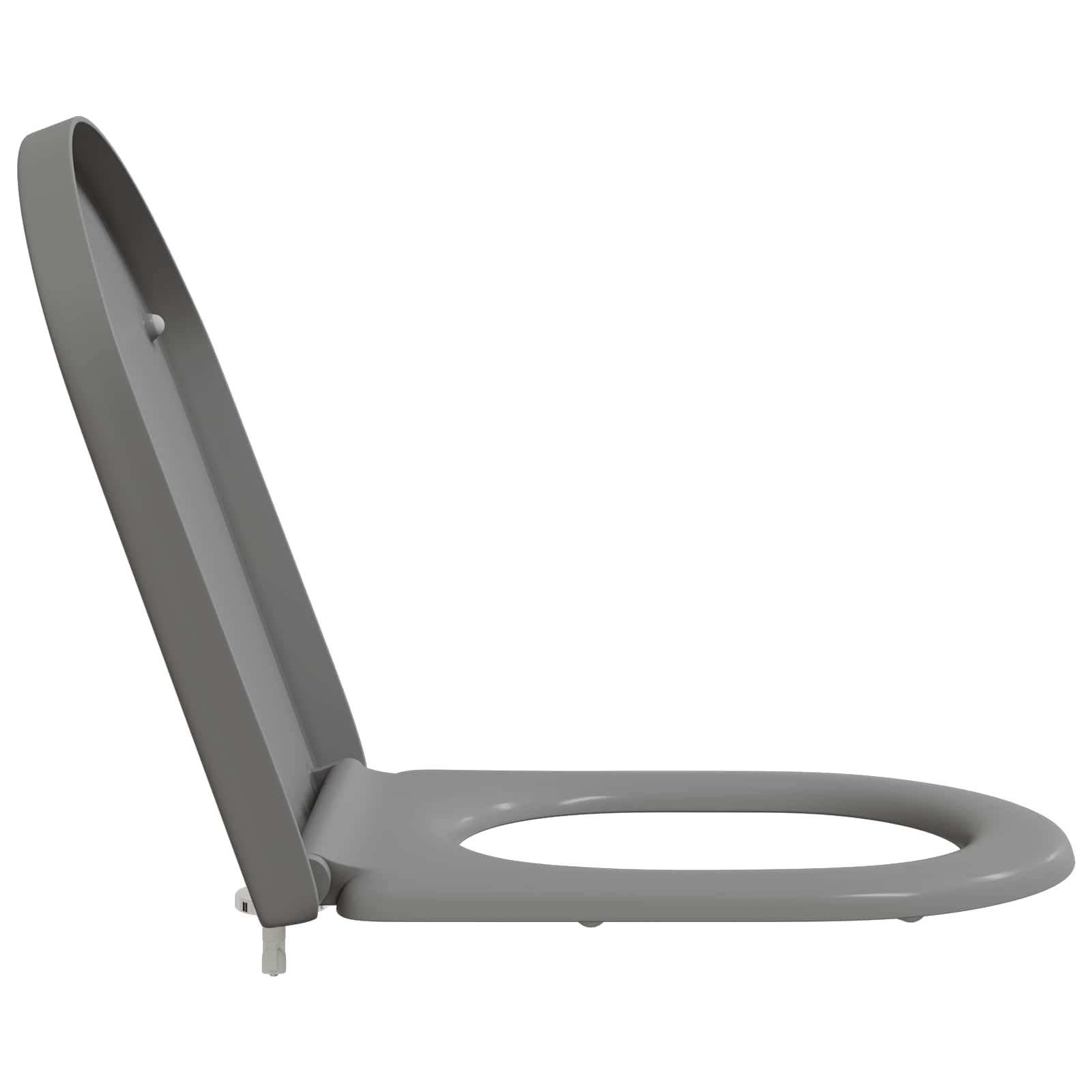 vidaXL Deska toaletowa Szary 49 x 36 x 4 cm Duroplast