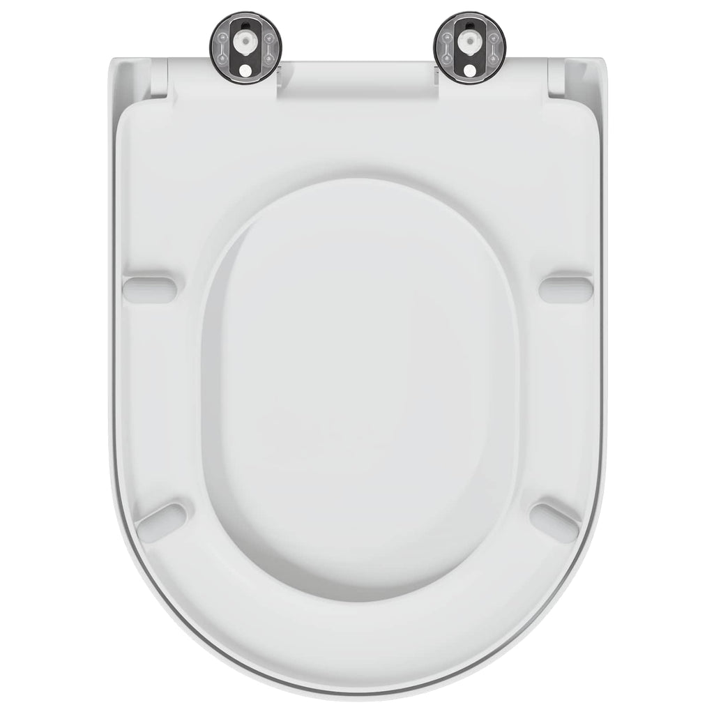 vidaXL Deska toaletowa Biały 49 x 36 x 4 cm Duroplast