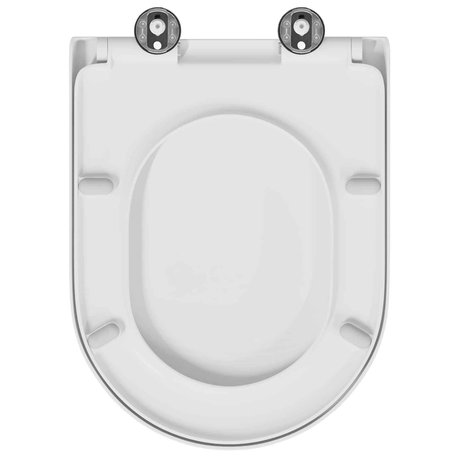 vidaXL Deska toaletowa Biały 49 x 36 x 4 cm Duroplast