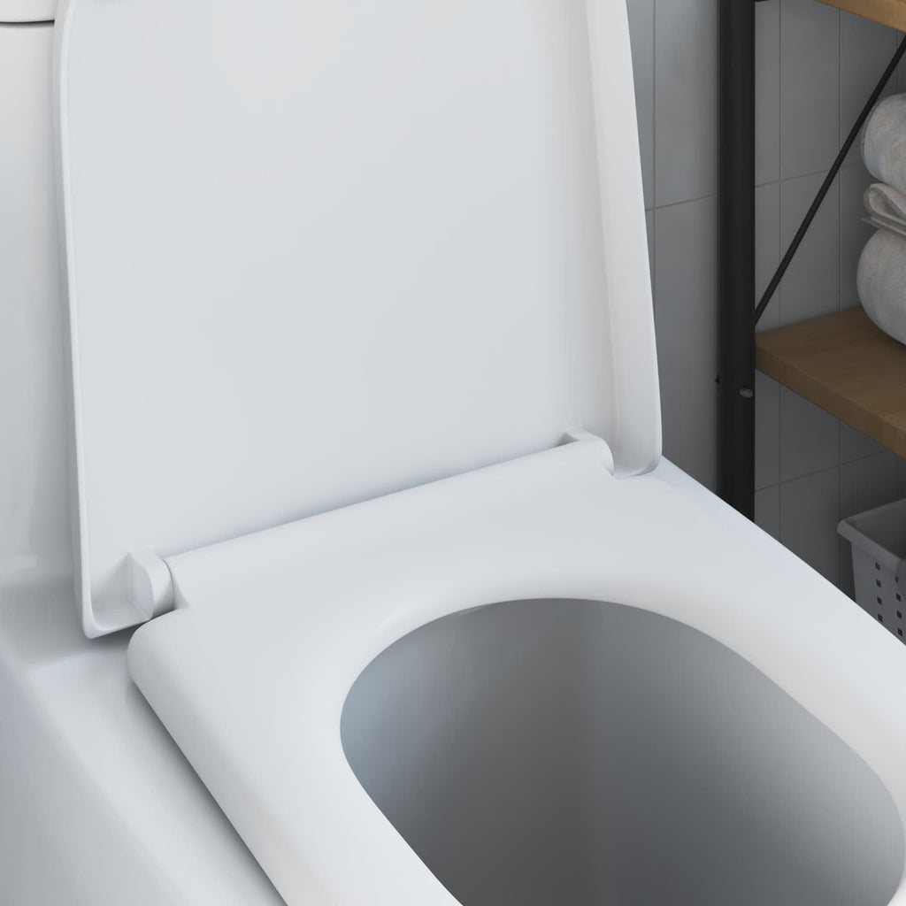vidaXL Deska toaletowa Biały 49 x 36 x 4 cm Duroplast