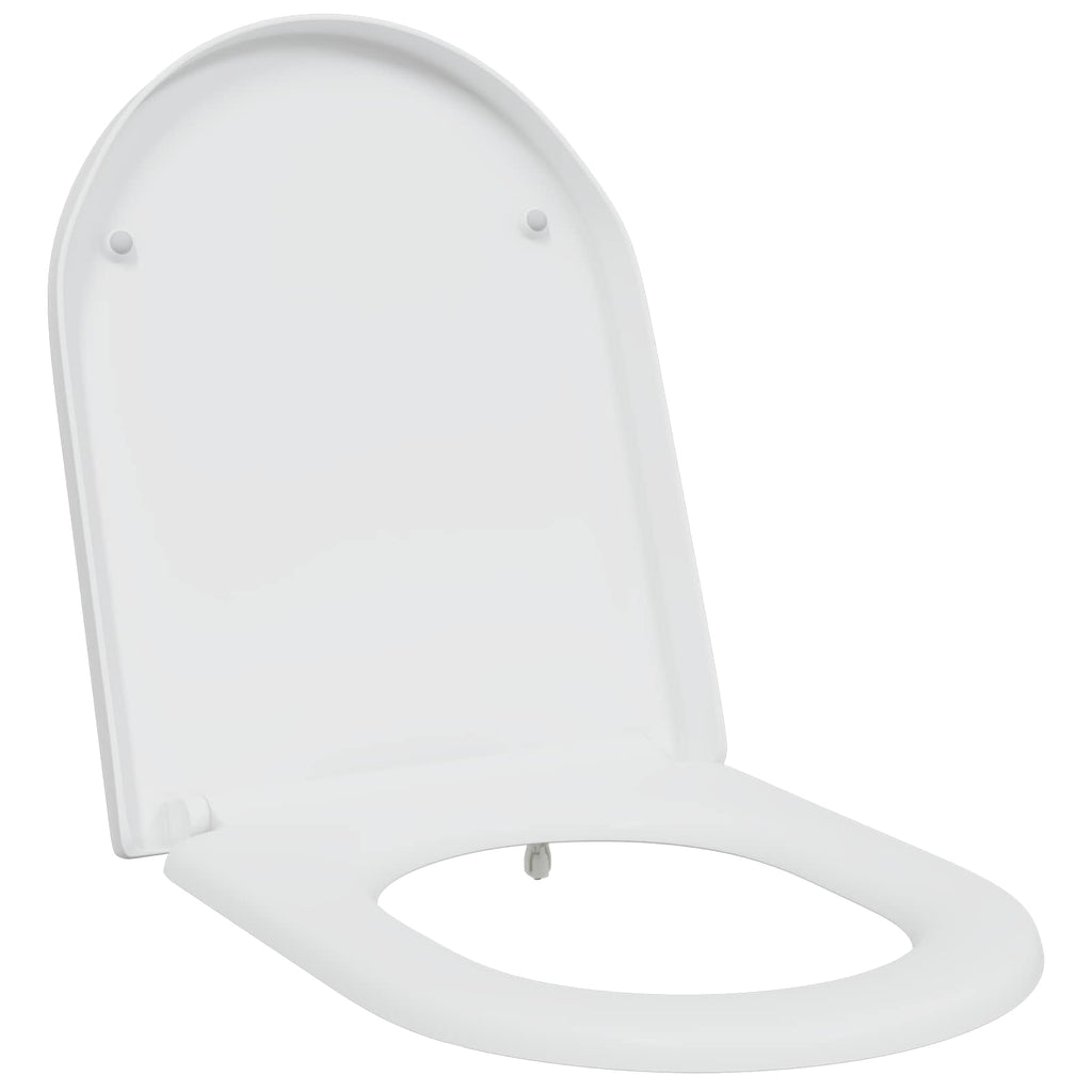 vidaXL Deska toaletowa Biały 49 x 36 x 4 cm Duroplast