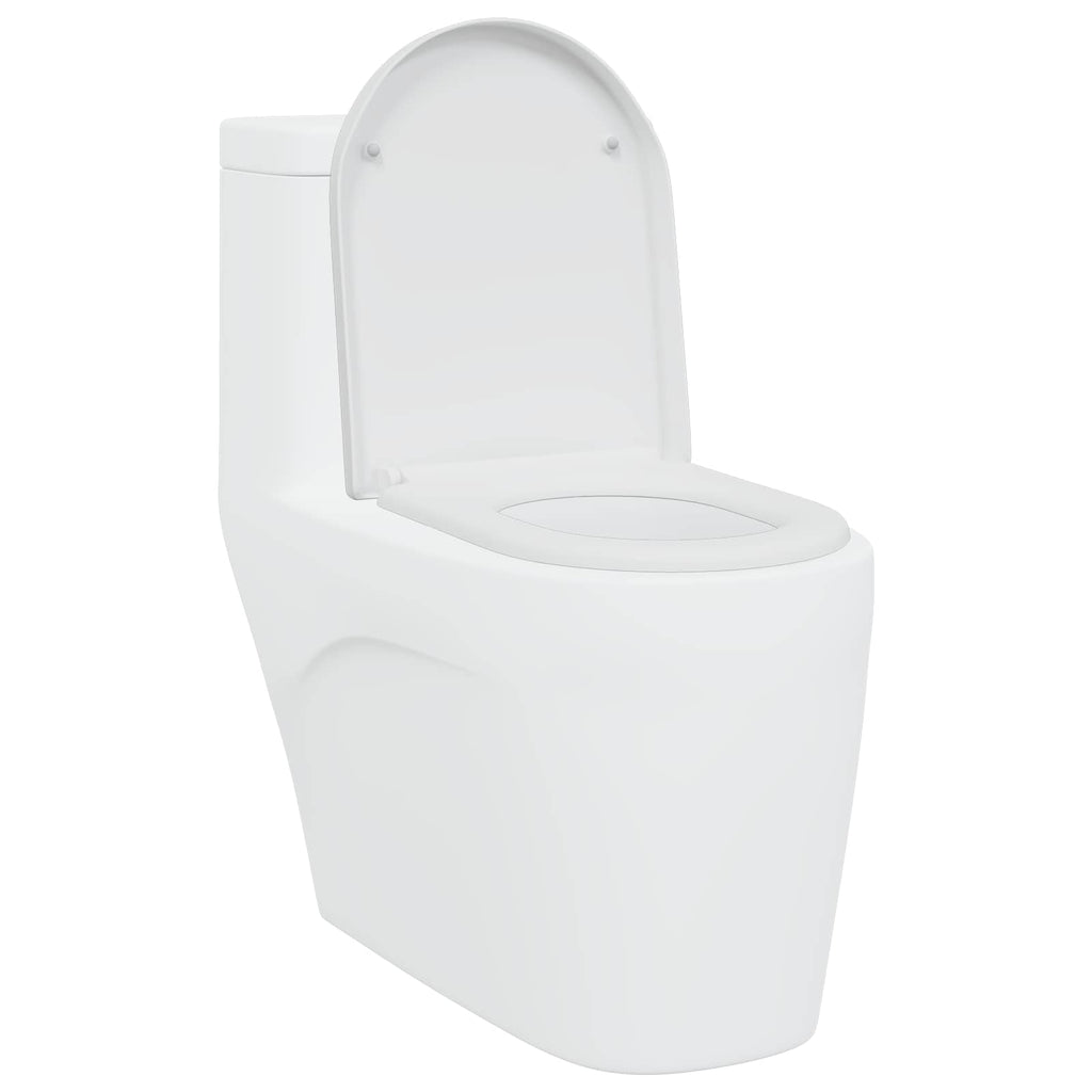 vidaXL Deska toaletowa Biały 49 x 36 x 4 cm Duroplast