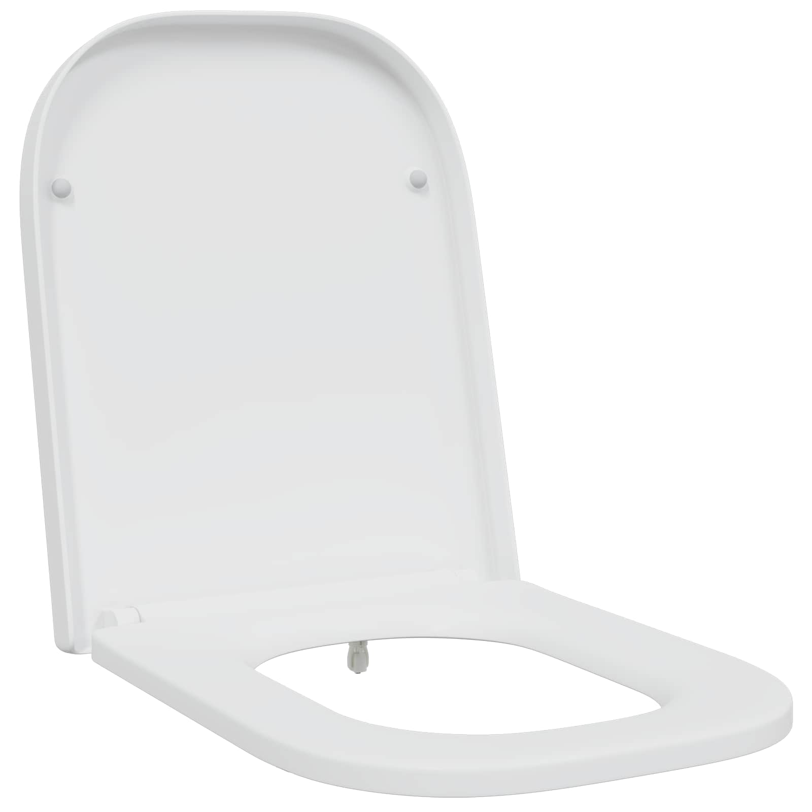 vidaXL Deska toaletowa Biały 47,5 x 35 x 3,6 cm Duroplast