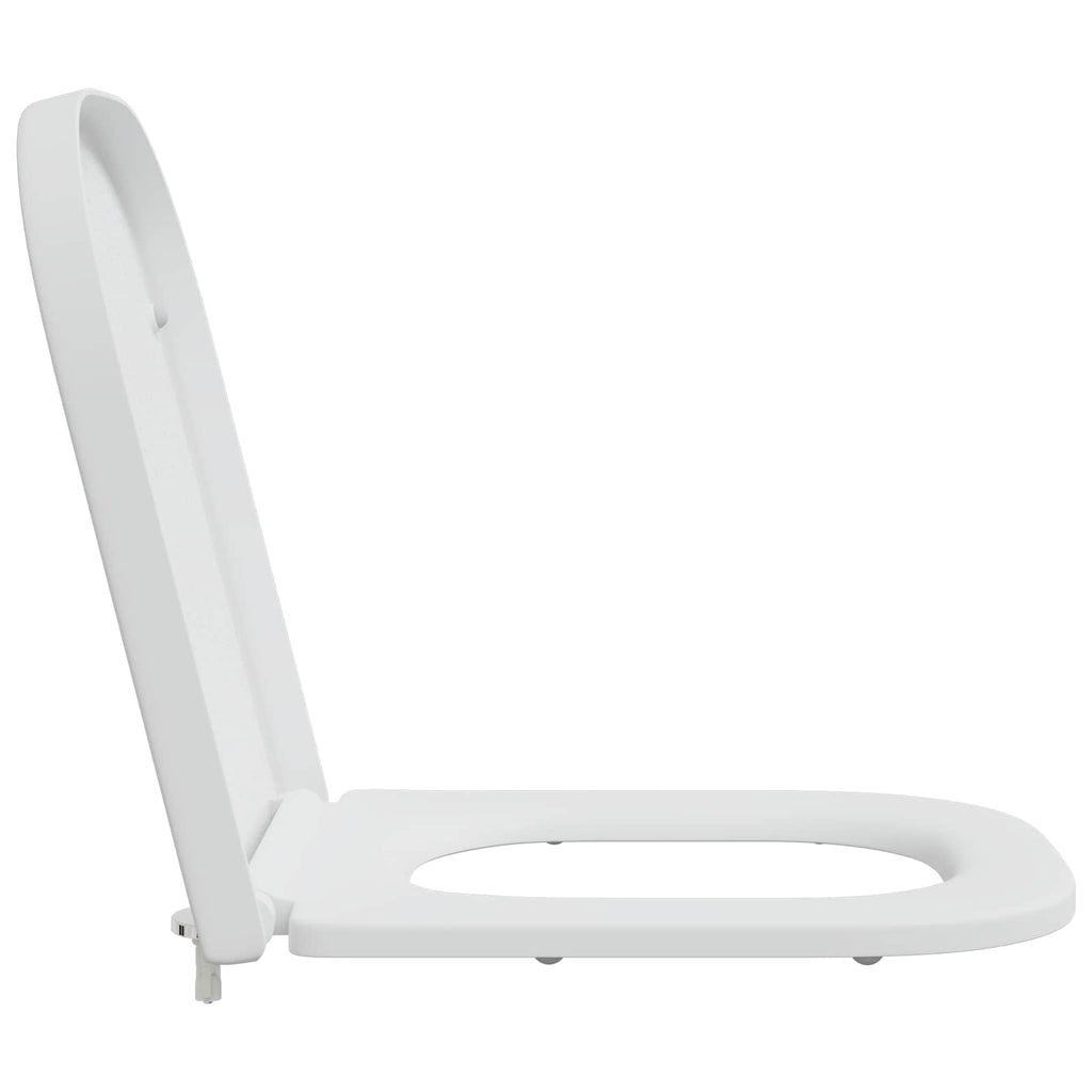 vidaXL Deska toaletowa Biały 47,5 x 35 x 3,6 cm Duroplast