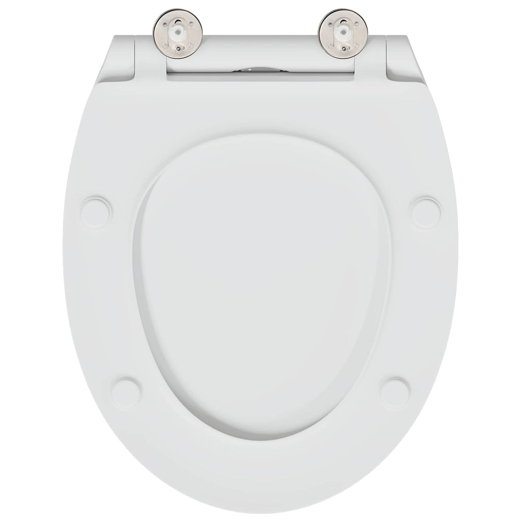 vidaXL Deska toaletowa Biały 47 x 37,5 x 3,8 cm Duroplast