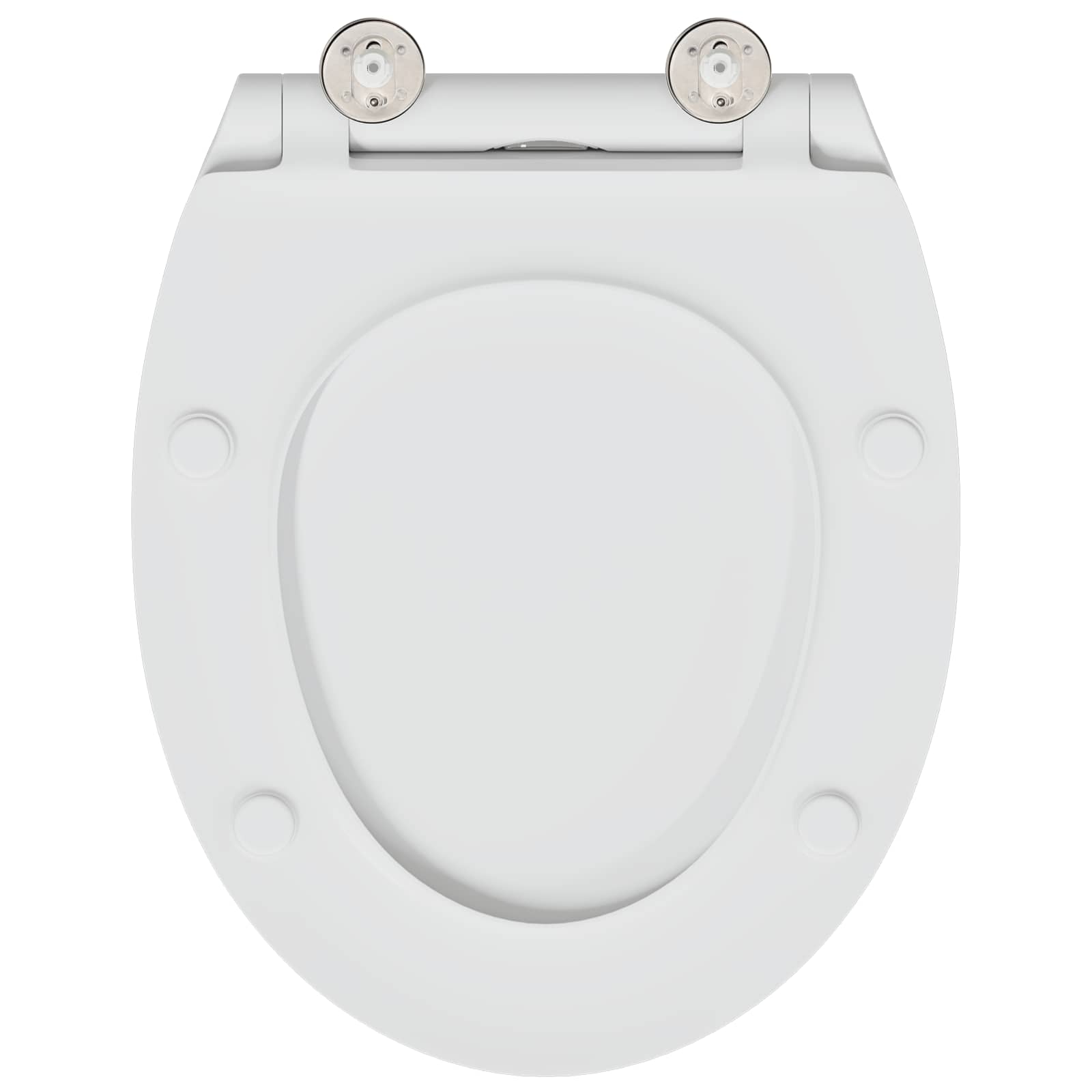 vidaXL Deska toaletowa Biały 47 x 37,5 x 3,8 cm Duroplast
