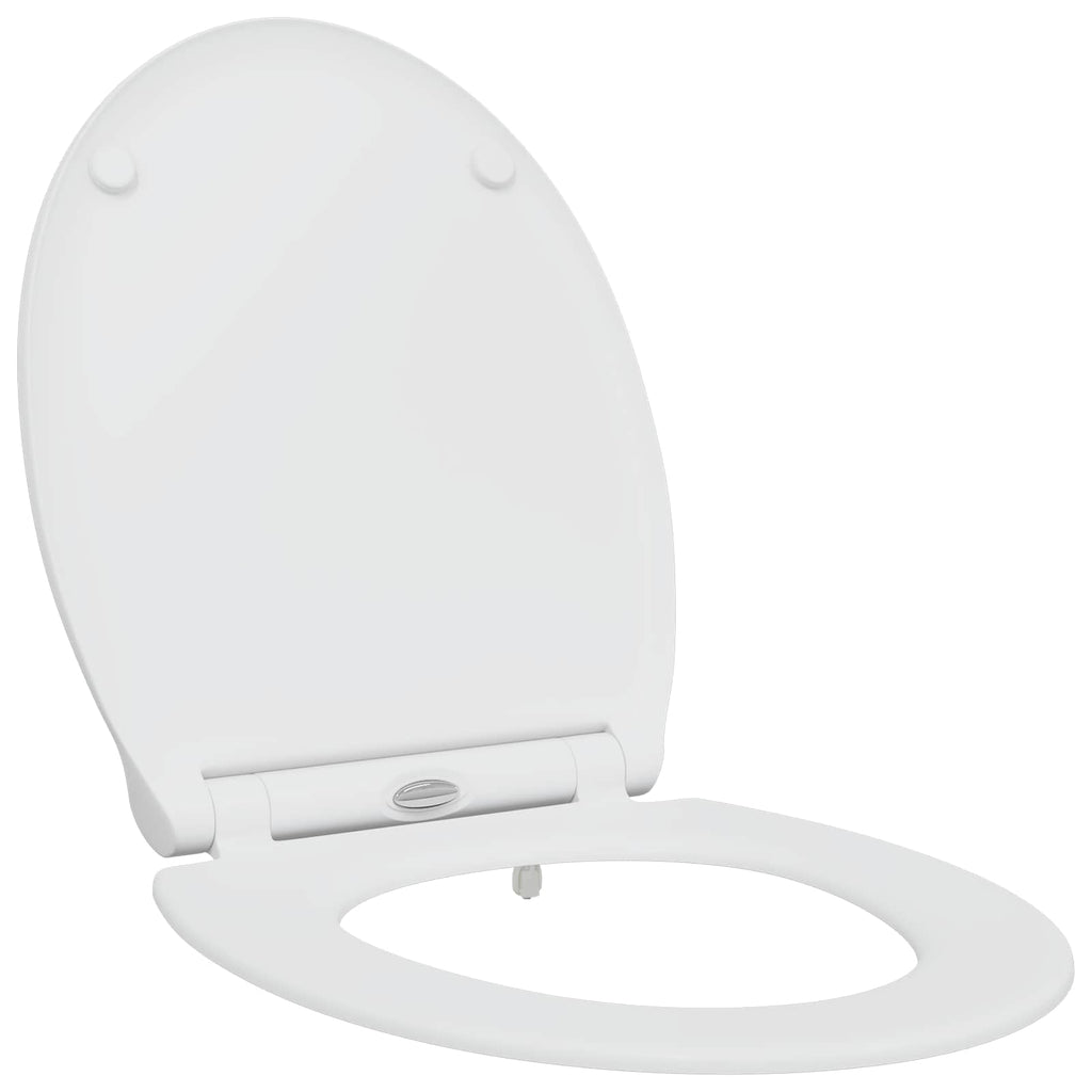 vidaXL Deska toaletowa Biały 47 x 37,5 x 3,8 cm Duroplast