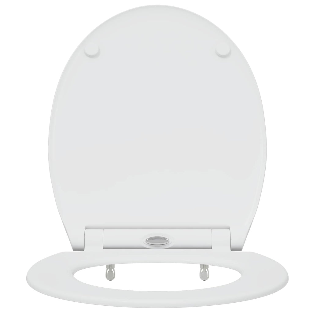 vidaXL Deska toaletowa Biały 47 x 37,5 x 3,8 cm Duroplast