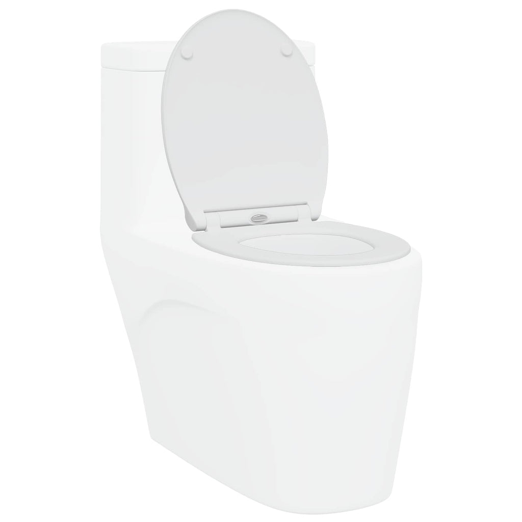 vidaXL Deska toaletowa Biały 47 x 37,5 x 3,8 cm Duroplast