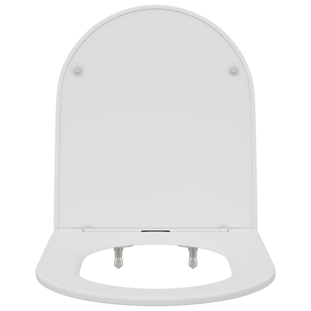 vidaXL Deska toaletowa Biały 47 x 36 x 3,4 cm Duroplast