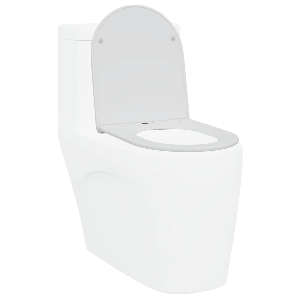 vidaXL Deska toaletowa Biały 47 x 36 x 3,4 cm Duroplast