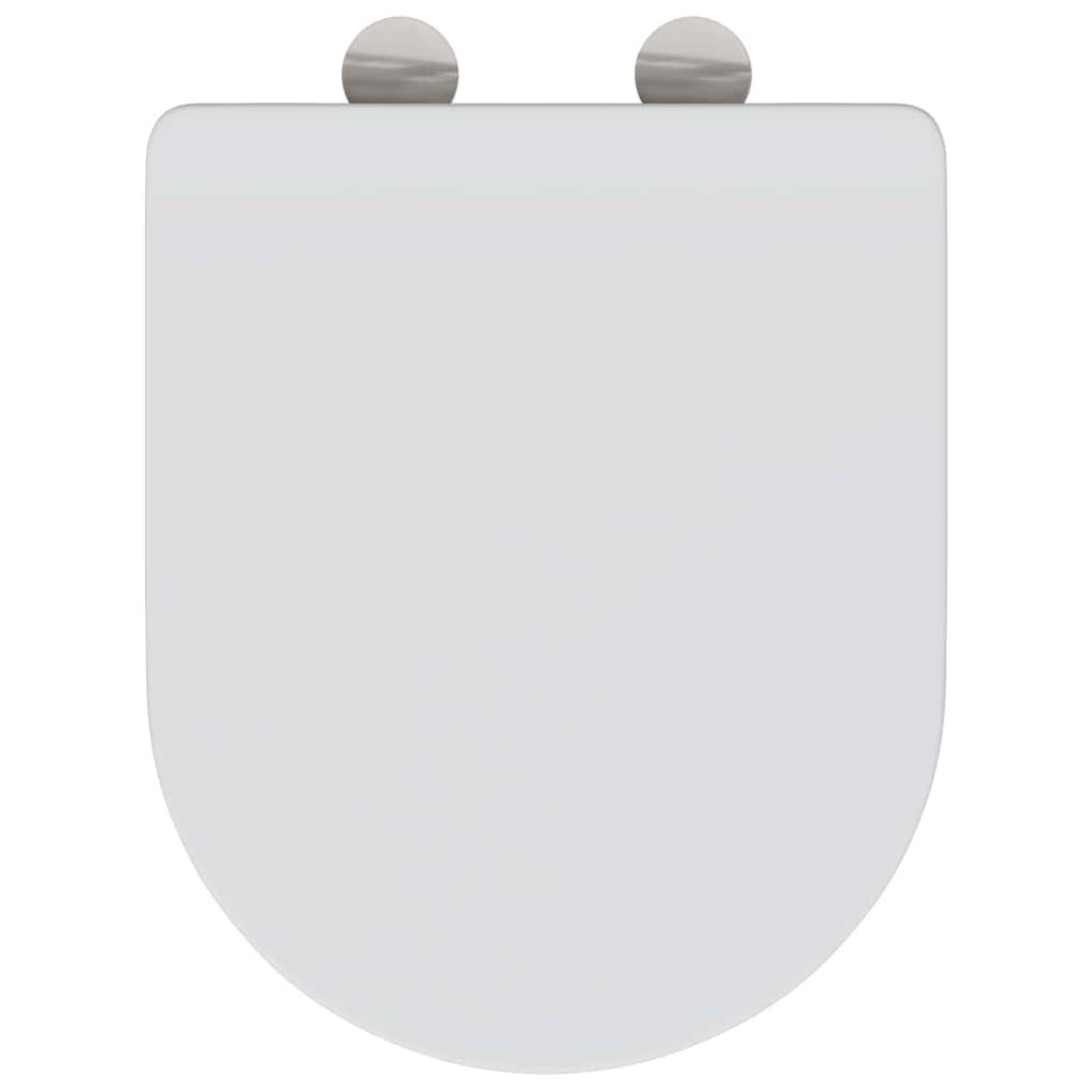 vidaXL Deska toaletowa Biały 47 x 36 x 3,4 cm Duroplast